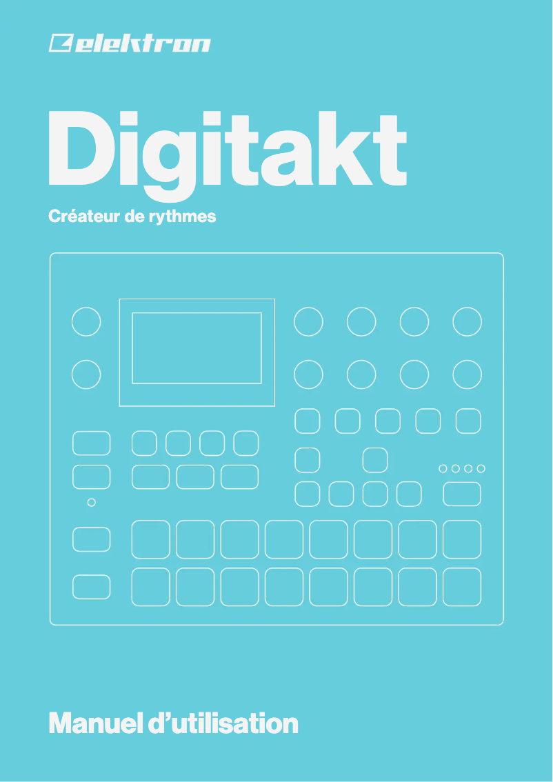Imagen de la primera página del manual del dispositivo Digitakt