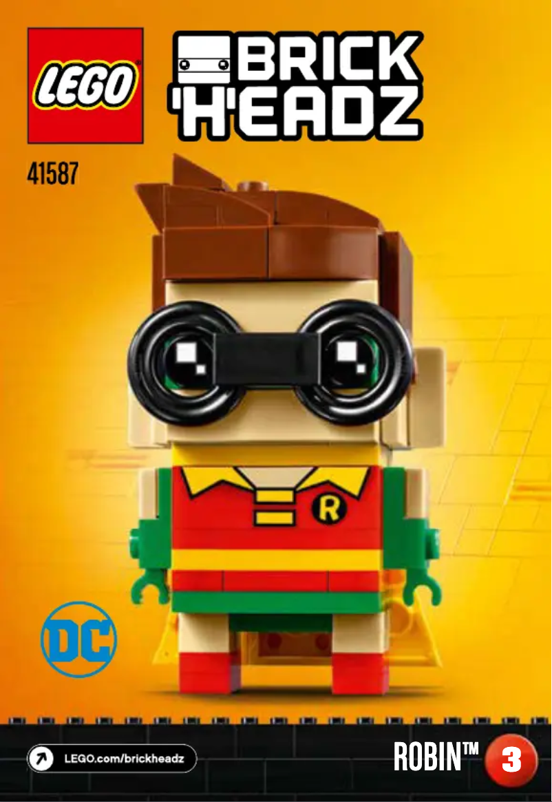 Imagen de la primera página del manual del dispositivo Brickheadz 41587