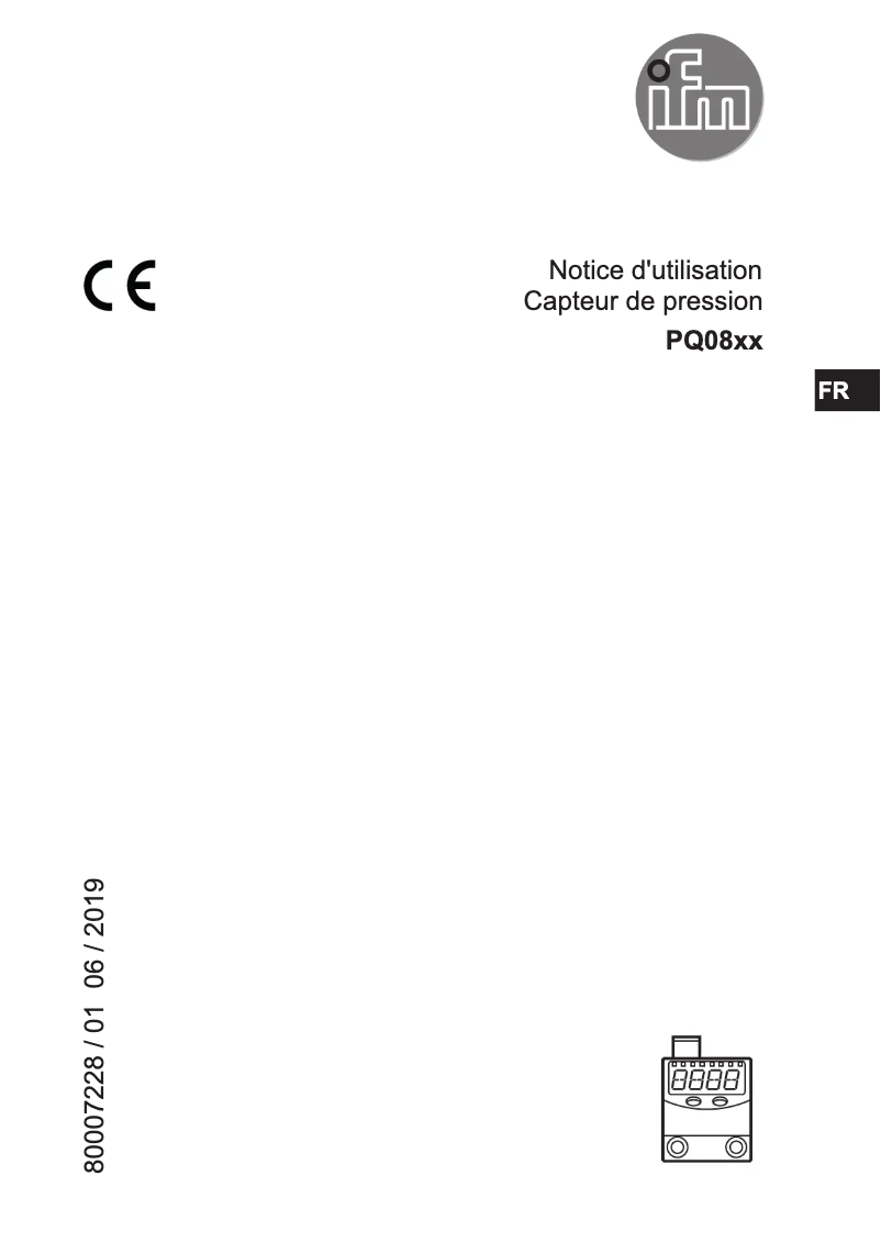 Imagen de la primera página del manual del dispositivo PQ0834