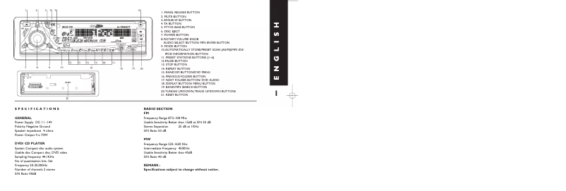 Imagen de la primera página del manual del dispositivo MCD 770