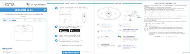 Imagen de la primera página del manual del dispositivo IGV1
