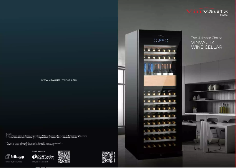 Página 1 del manual Catálogo Vinvautz VZ07SSUG