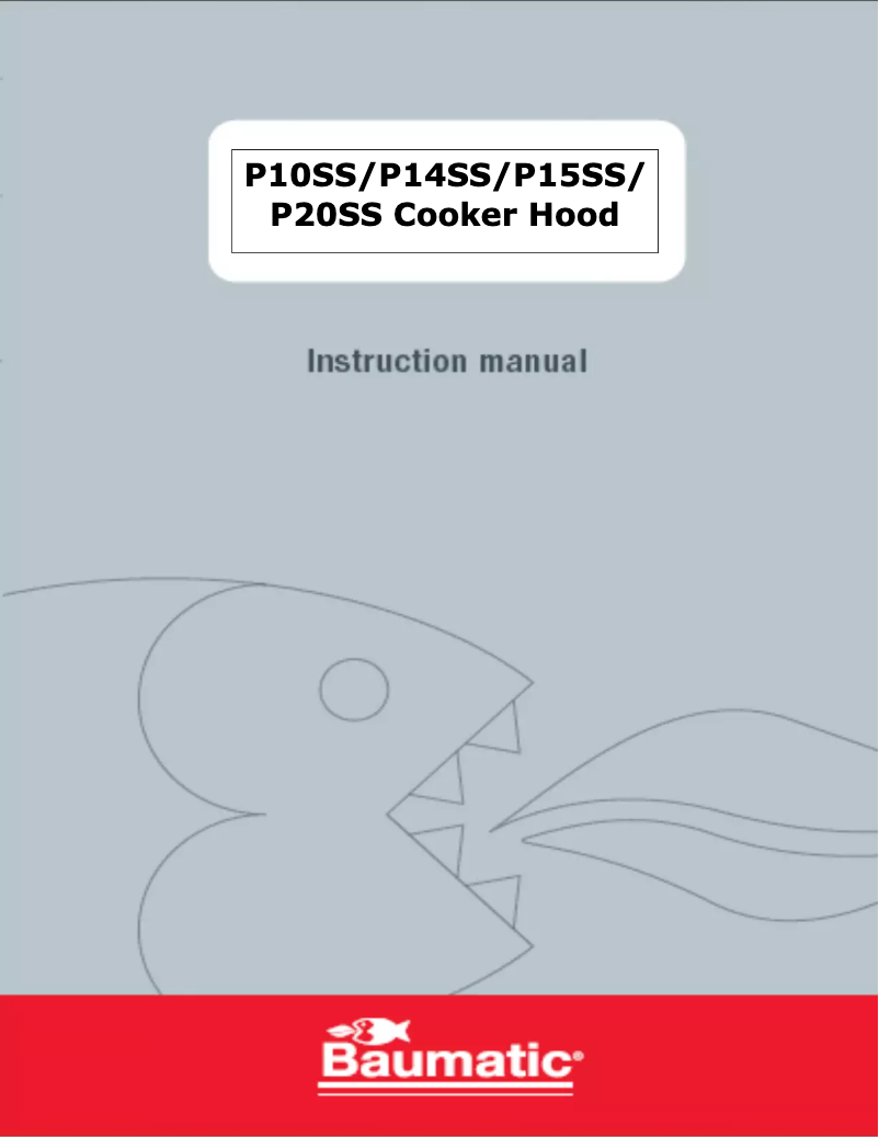 Página 1 del manual Manual de usuario Baumatic P20SS