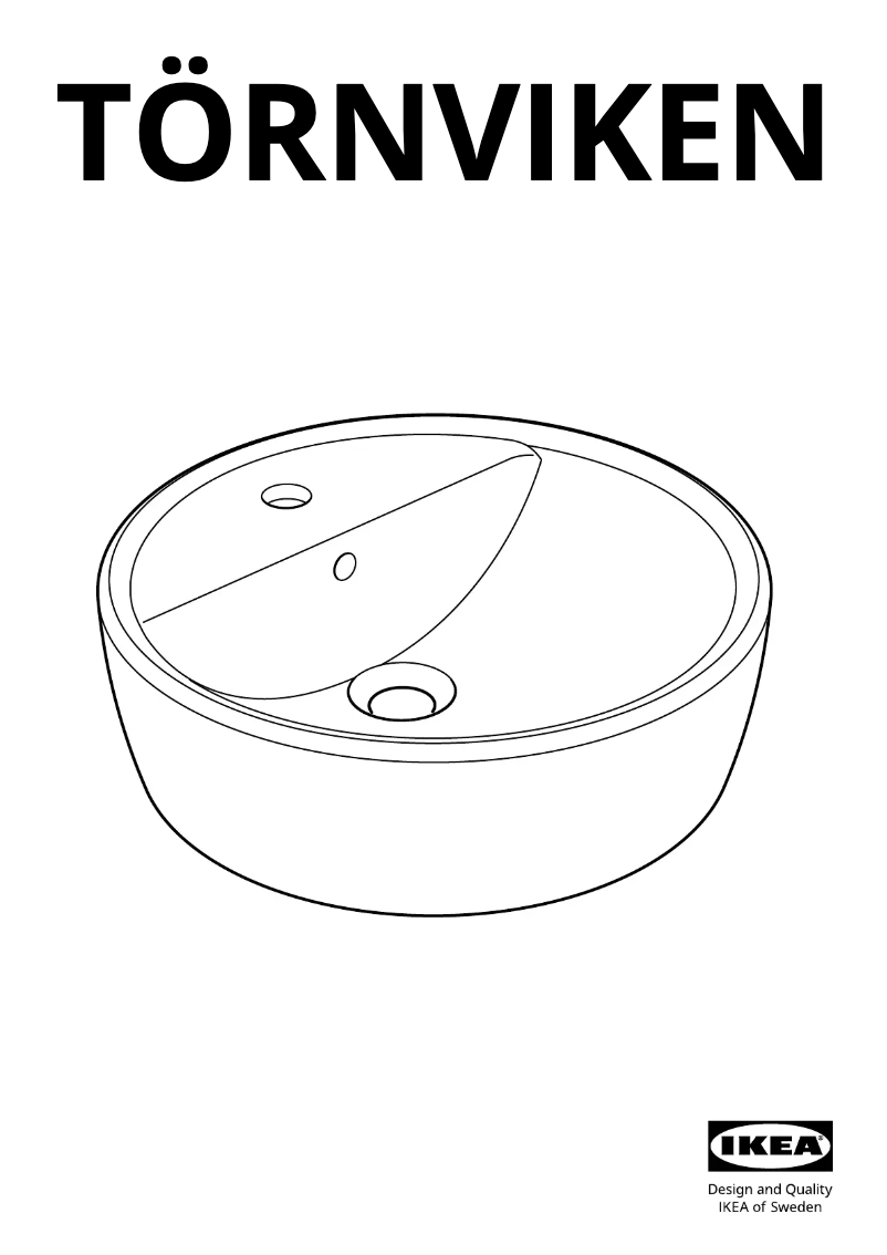 Imagen de la primera página del manual del dispositivo TÖRNVIKEN 102.915.17