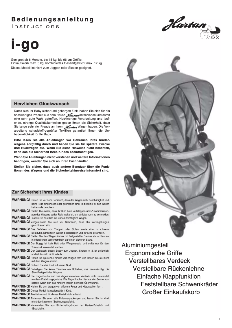 Imagen de la primera página del manual del dispositivo I-Go