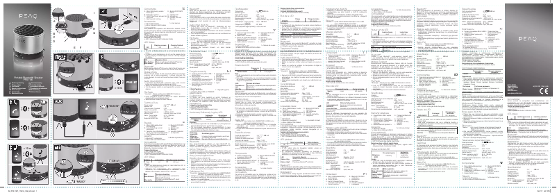 Imagen de la primera página del manual del dispositivo PPA11BT-SL