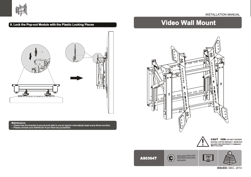 Imagen de la primera página del manual del dispositivo AS0364T