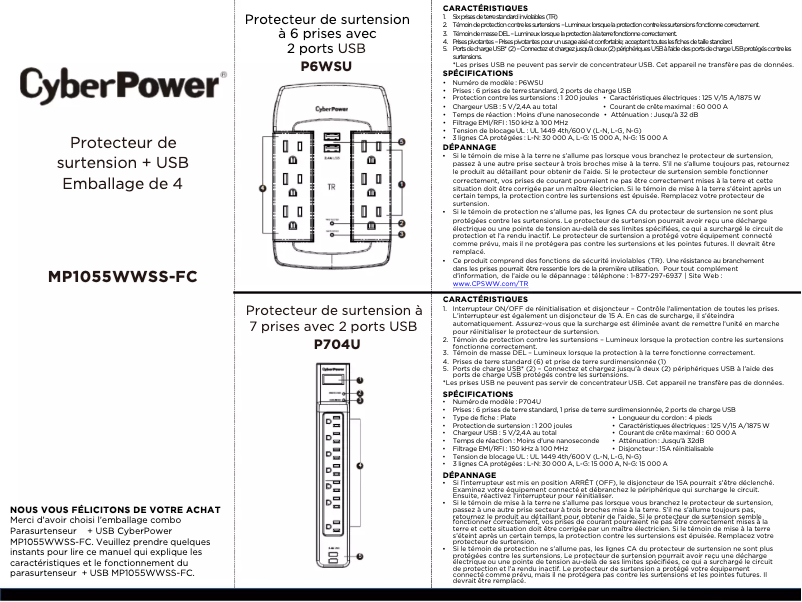 Imagen de la primera página del manual del dispositivo MP1055WWSS-FC