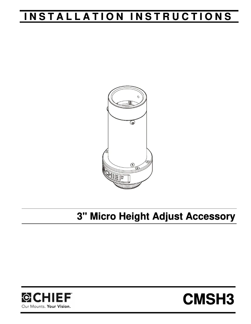 Imagen de la primera página del manual del dispositivo CMSH3