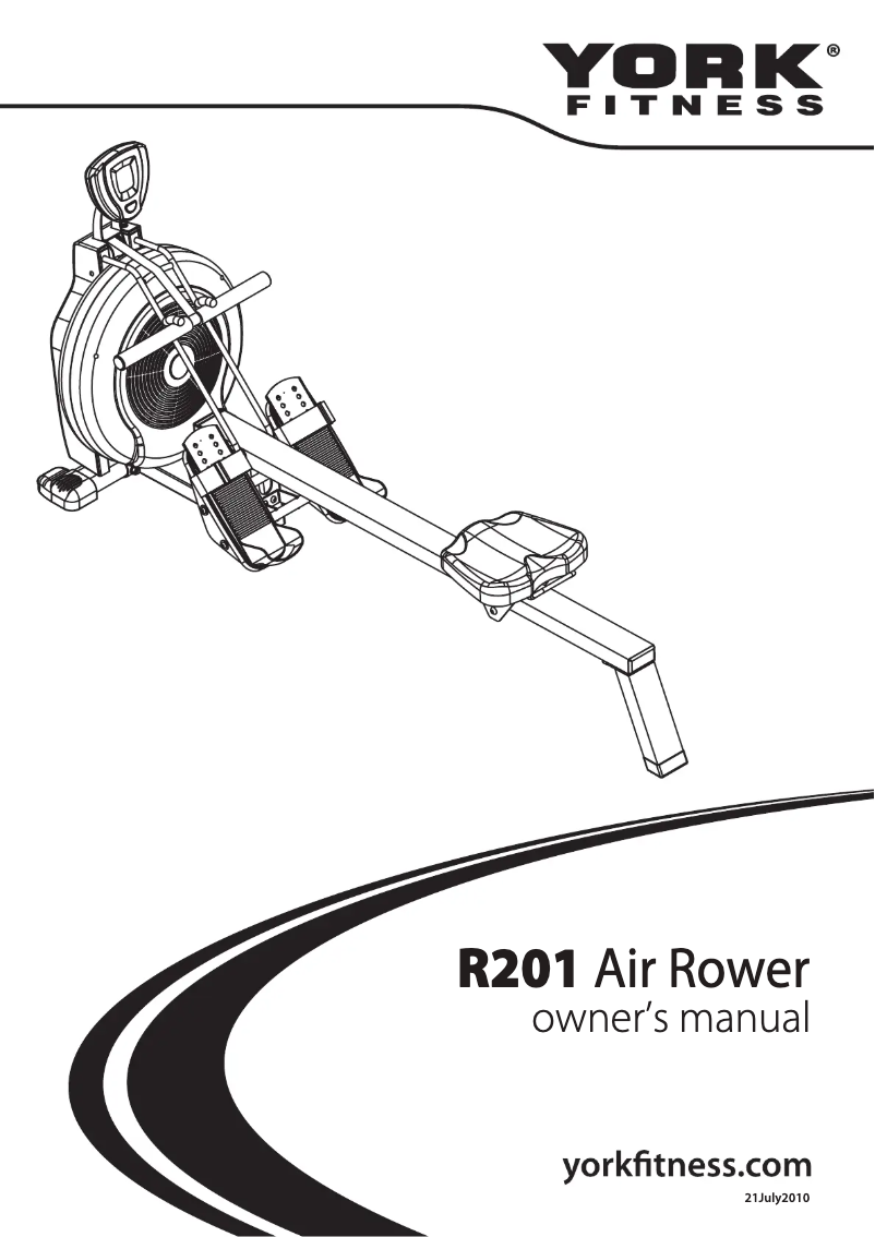 Página nº 1 - Manual de usuario York Fitness R201
