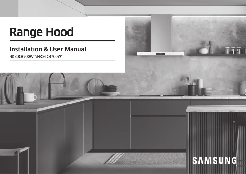 Imagen de la primera página del manual del dispositivo NK36CB700WCG