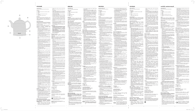 Imagen de la primera página del manual del dispositivo MW-1047 W