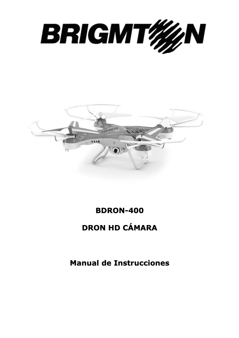 Imagen de la primera página del manual del dispositivo BDRON-400