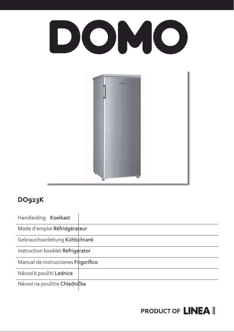 Imagen de la primera página del manual del dispositivo DO923K