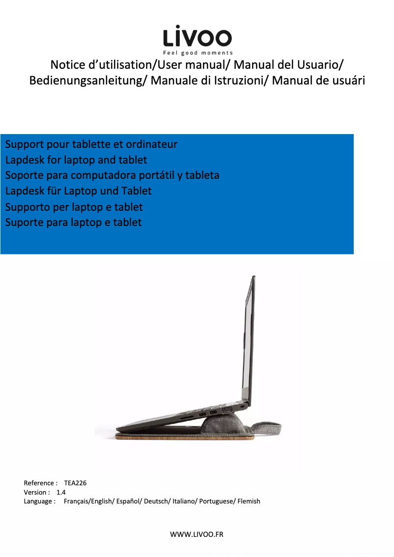 Imagen de la primera página del manual del dispositivo TEA226