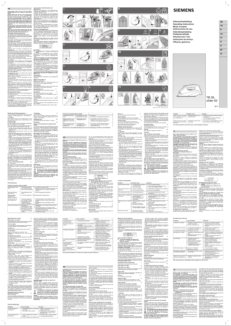 Página 1 del manual Manual de usuario Siemens KD32F98322L