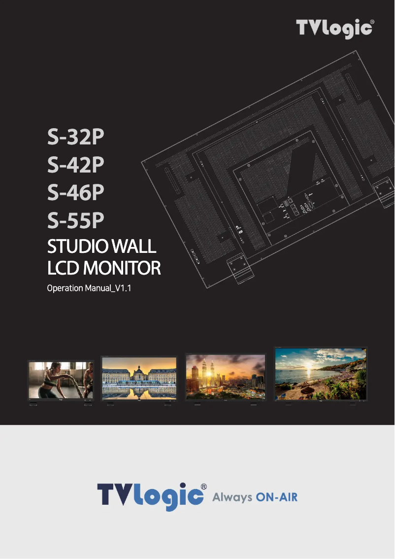 Página 1 del manual Manual de usuario TVLogic S-46P