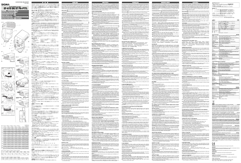 Imagen de la primera página del manual del dispositivo EF-610 DG ST