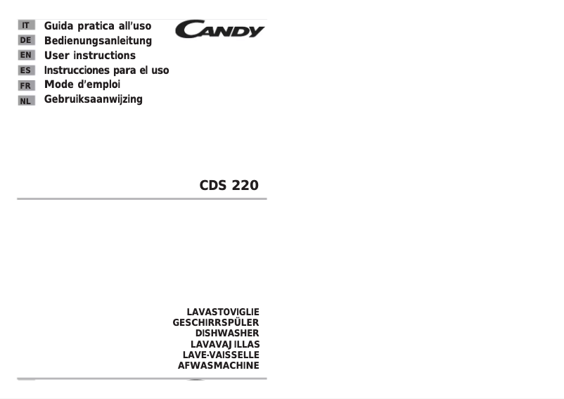 Imagen de la primera página del manual del dispositivo CDS 220 N/1-S