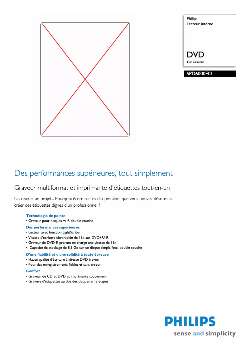 Imagen de la primera página del manual del dispositivo SPD6000FO