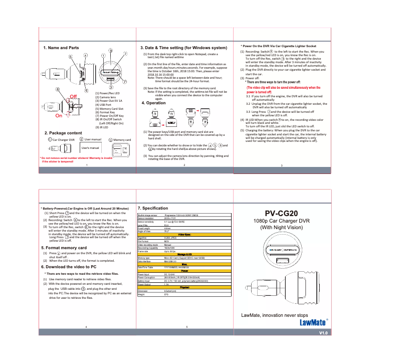 Página 1 del manual Manual de usuario KJB Security Products DVR277IR