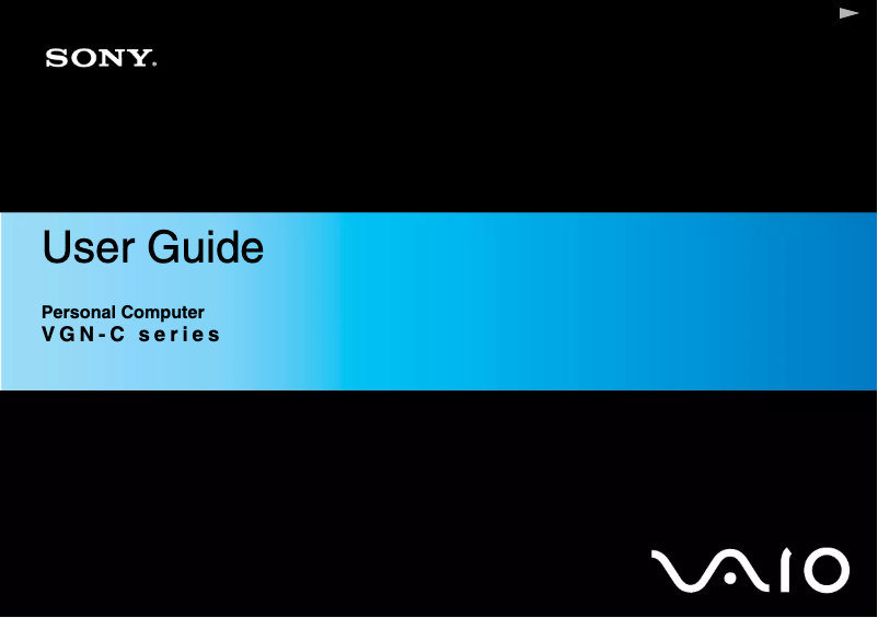 Página nº 1 - Manual de usuario Sony Vaio VGN-C2SR