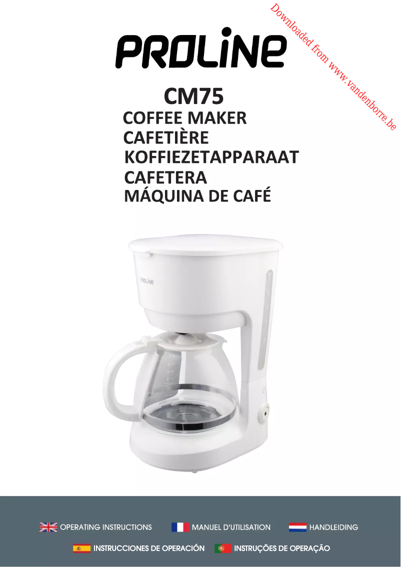 Página 1 del manual Manual de usuario Proline CM75