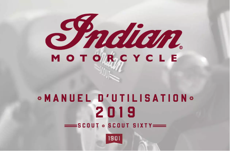 Página 1 del manual Manual de usuario Indian Scout ABS (2019)