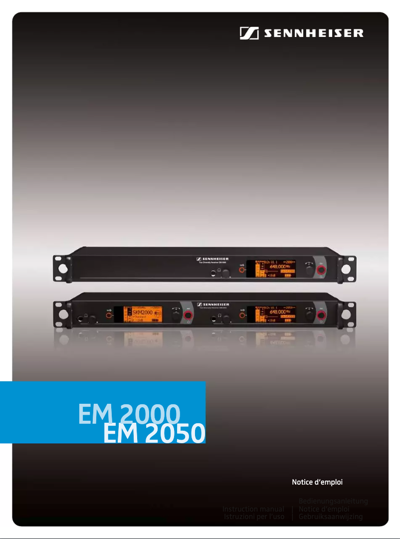 Imagen de la primera página del manual del dispositivo EM 2050