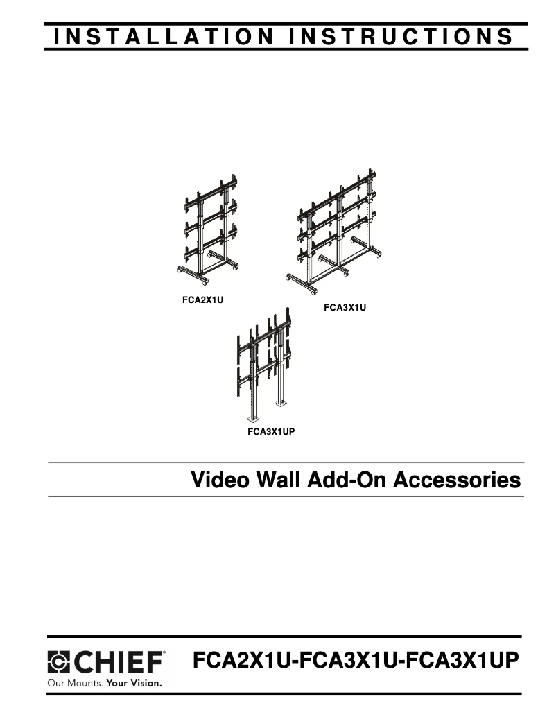 Página 1 del manual Manual de usuario Chief FCA2X1U