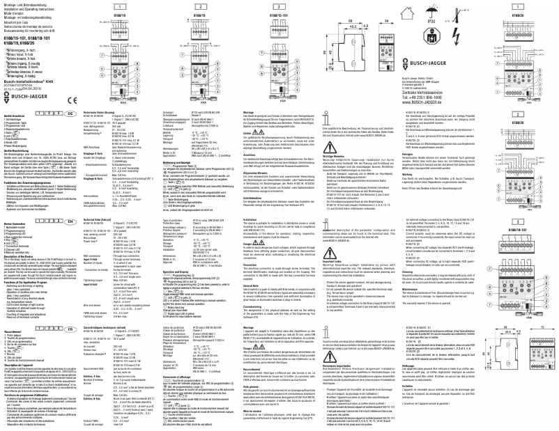 Imagen de la primera página del manual del dispositivo 6188/15-101