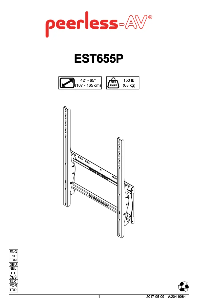 Imagen de la primera página del manual del dispositivo EST655P