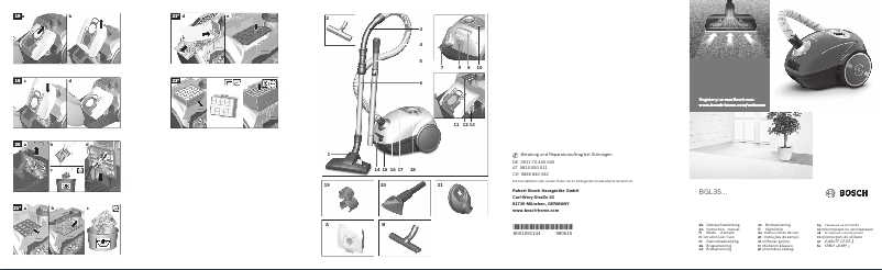 Imagen de la primera página del manual del dispositivo BGL35MOV21