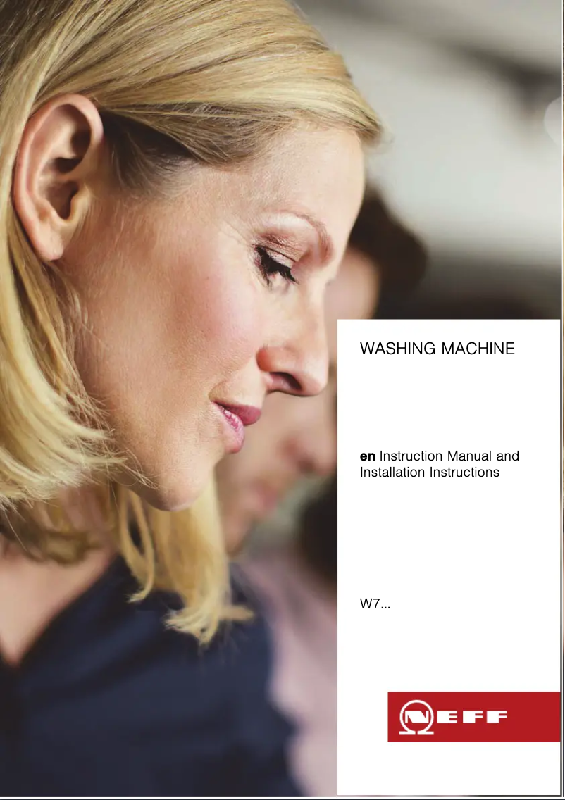 Imagen de la primera página del manual del dispositivo W7460X2ES