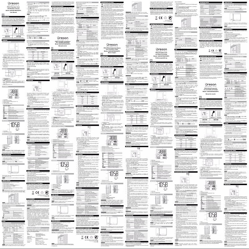 Imagen de la primera página del manual del dispositivo BAR369PU