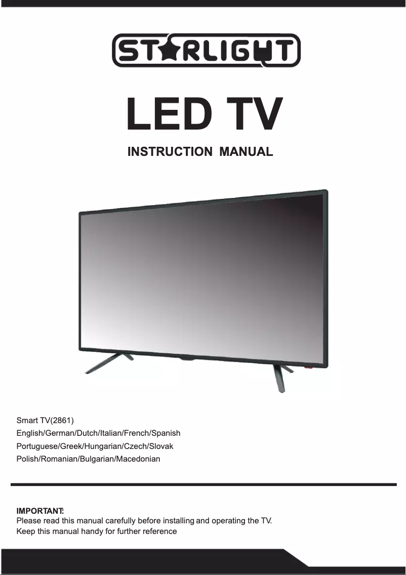 Imagen de la primera página del manual del dispositivo 55DM7500