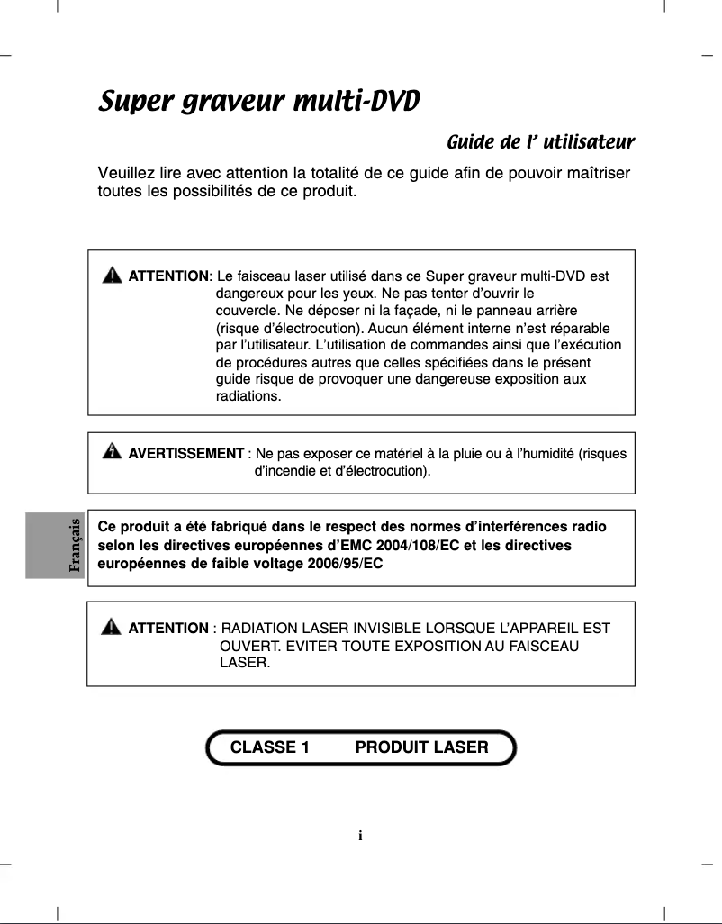 Imagen de la primera página del manual del dispositivo GH24LS50