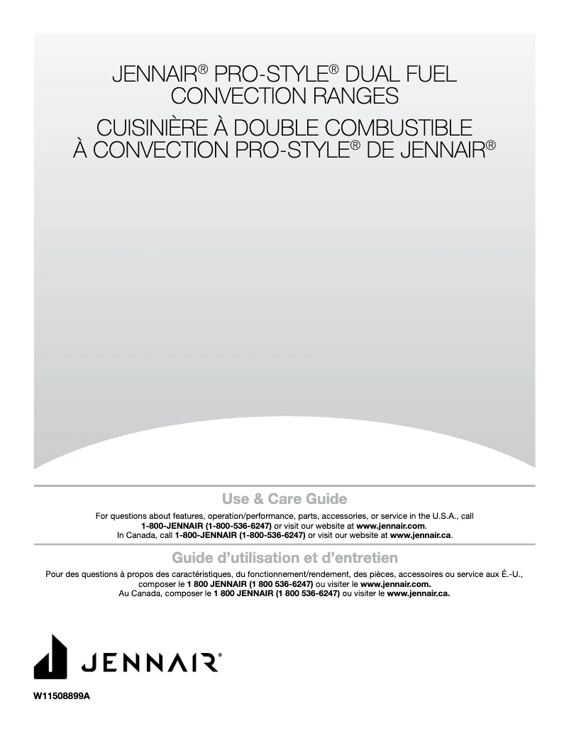 Página 1 del manual Manual de usuario JennAir JDRP436HL