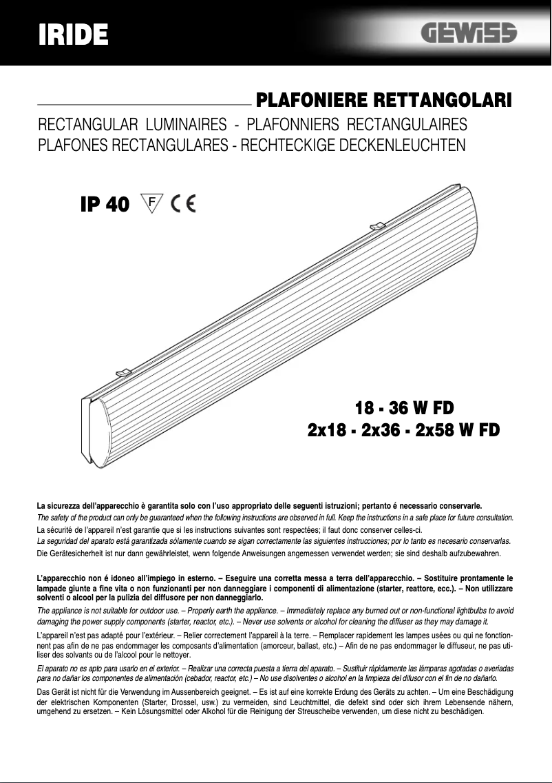 Imagen de la primera página del manual del dispositivo GW80555