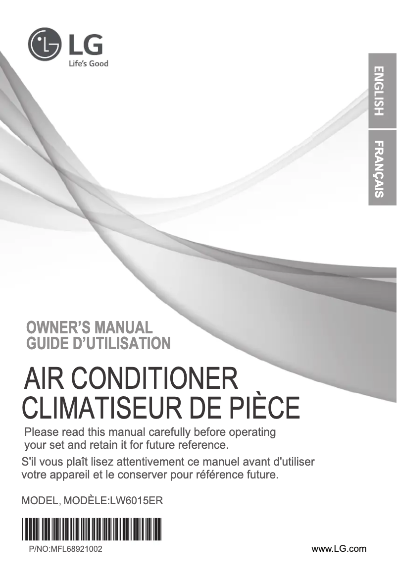 Página 1 del manual Manual de usuario LG LW6015ER