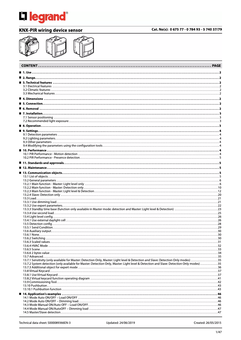 Página 1 del manual Manual de usuario Legrand 078493