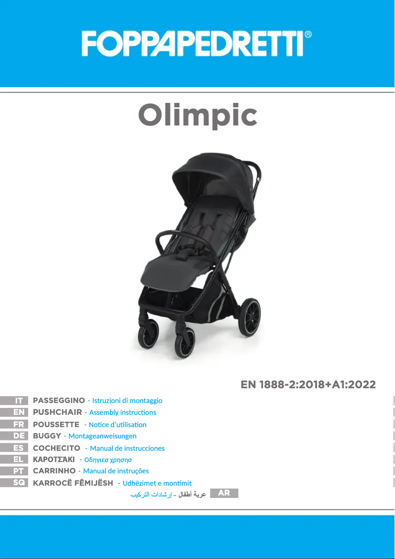 Página 1 del manual Manual de usuario Foppapedretti Olimpic