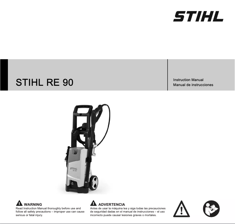 Página 1 del manual Manual de usuario Stihl RE 90