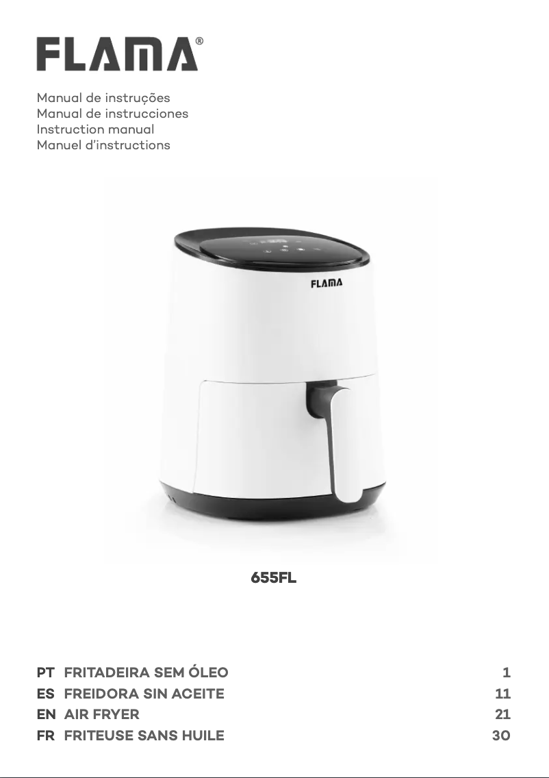 Imagen de la primera página del manual del dispositivo 655FL