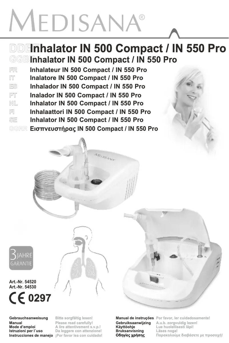 Página 1 del manual Manual de usuario Medisana IN 500 Compact