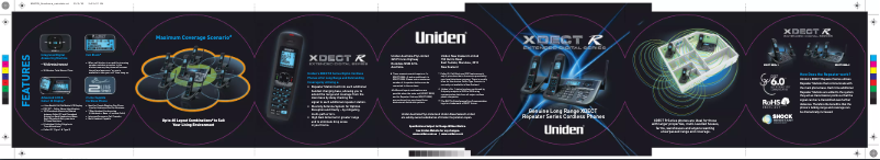 Página 1 del manual Folleto Uniden XDECT R005