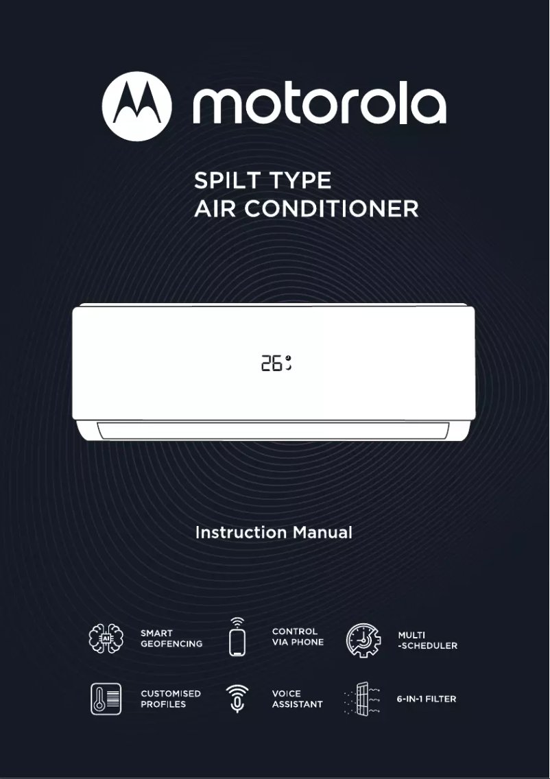 Página 1 del manual Manual de usuario Motorola Smart Air Condition
