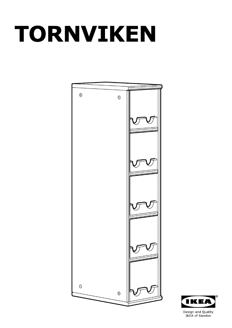 Imagen de la primera página del manual del dispositivo TORNVIKEN 303.590.35