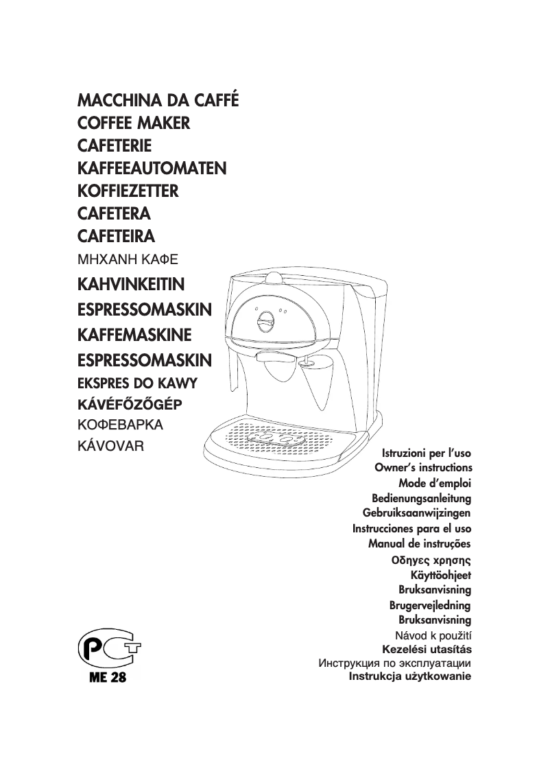 Página 1 del manual Manual de usuario DeLonghi Bar 41 Norma