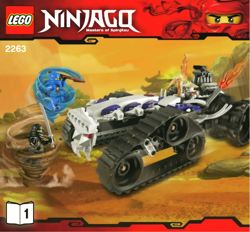 Imagen de la primera página del manual del dispositivo NINJAGO 2263